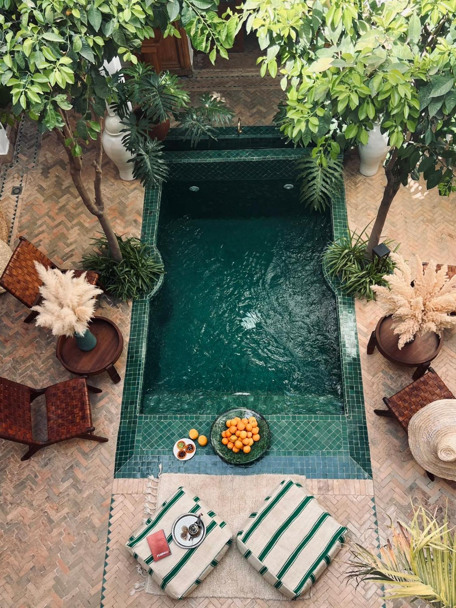 Riad Prive Sadaka Bassin Rooftop Marrakesh Ngoại thất bức ảnh