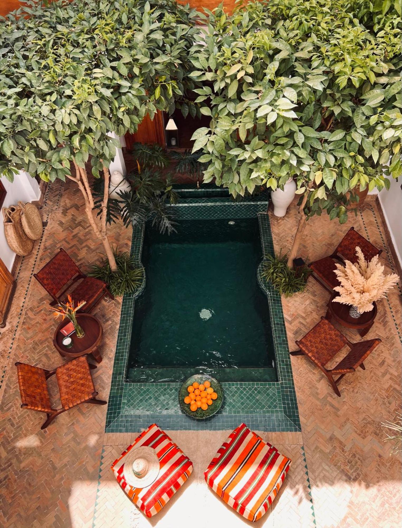 Riad Prive Sadaka Bassin Rooftop Marrakesh Ngoại thất bức ảnh